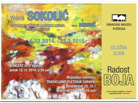 Radost boja - izložba slika Sokolić - Berbuč