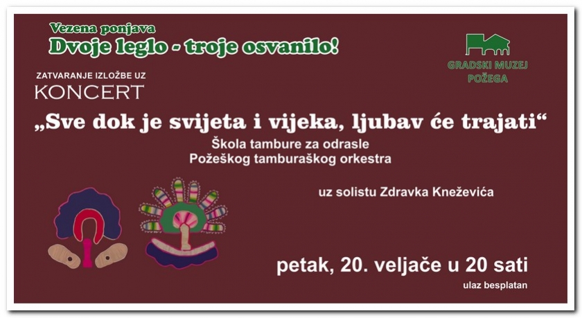 Koncert - „Sve dok je svijeta i vijeka, ljubav će trajati“