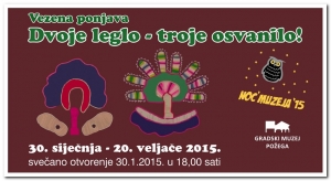 Izložba - „Vezena ponjava“ - Dvoje leglo, troje osvanilo!
