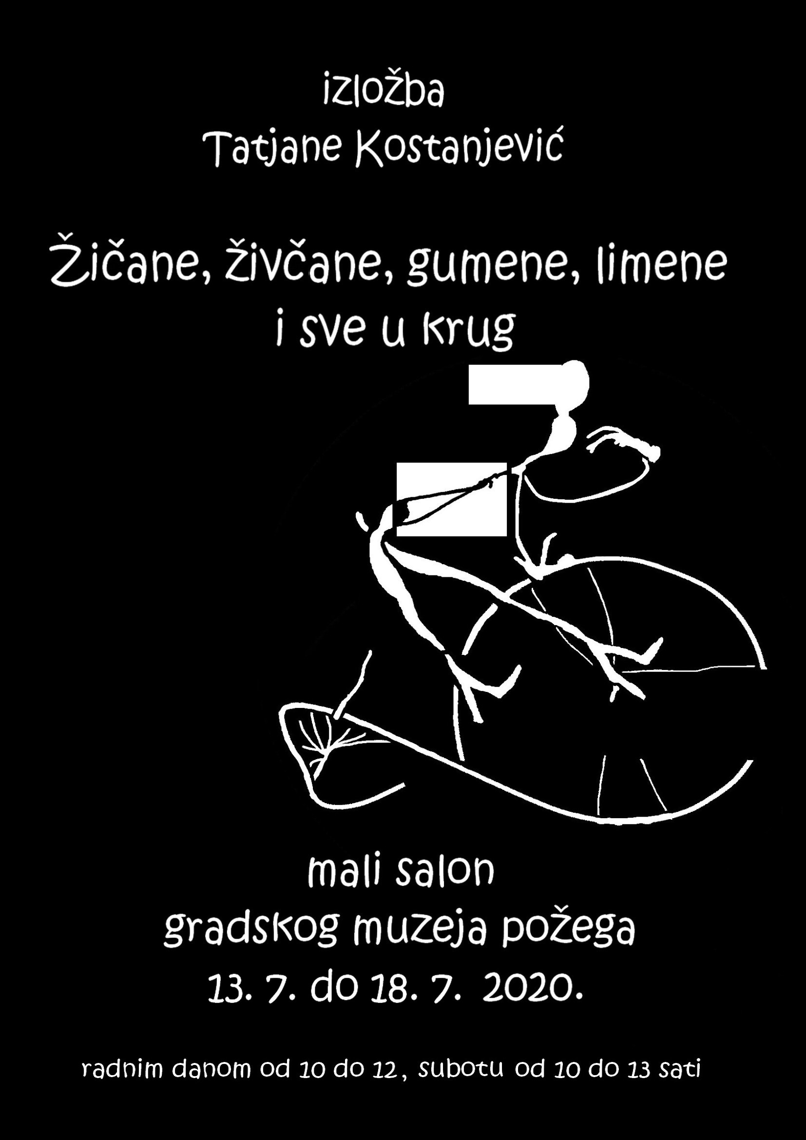 Izložba Tatjane Kostanjević "Žičane, živčane, gumene, limene i sve u krug"