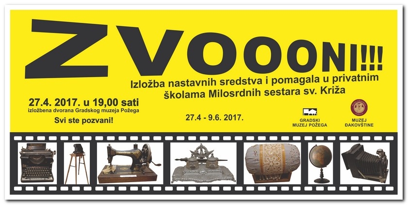 OTVORENA IZLOŽBA "Zvoooni! Nastavna sredstva i pomagala u privatnim školama Milosrdnih sestara sv. Križa"